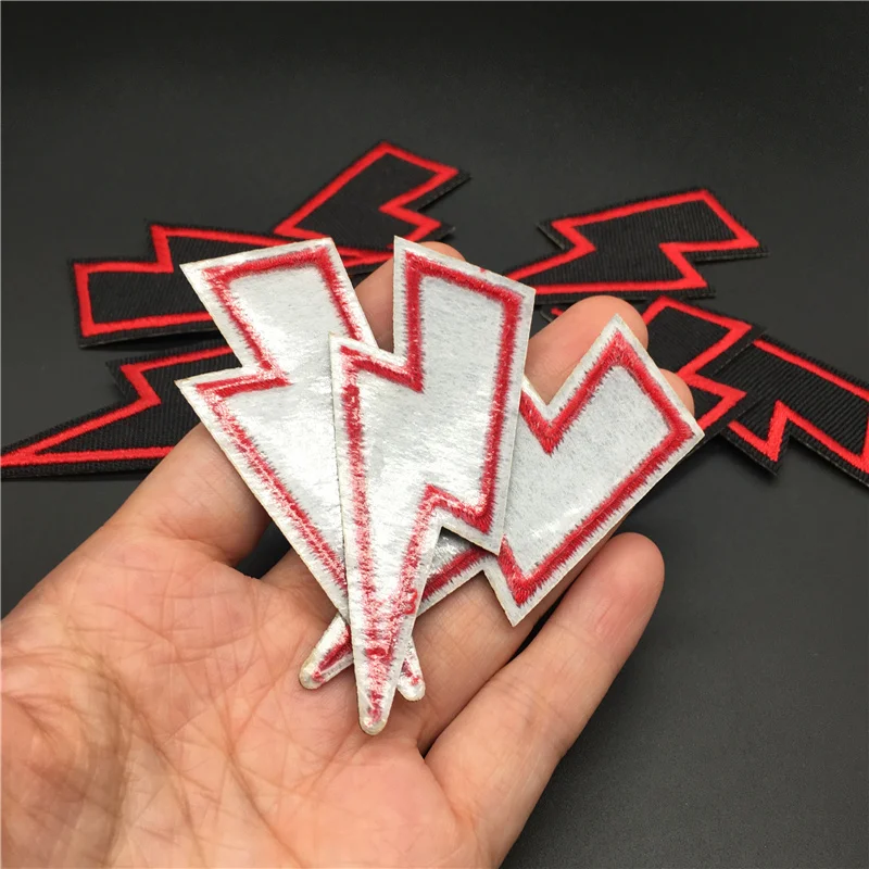 10pcs/set Embroidery Patches for Clothing Appliques Stripe Diy Decorative Sewing Clothes Sticker Iron on Patches Cartoon Badge