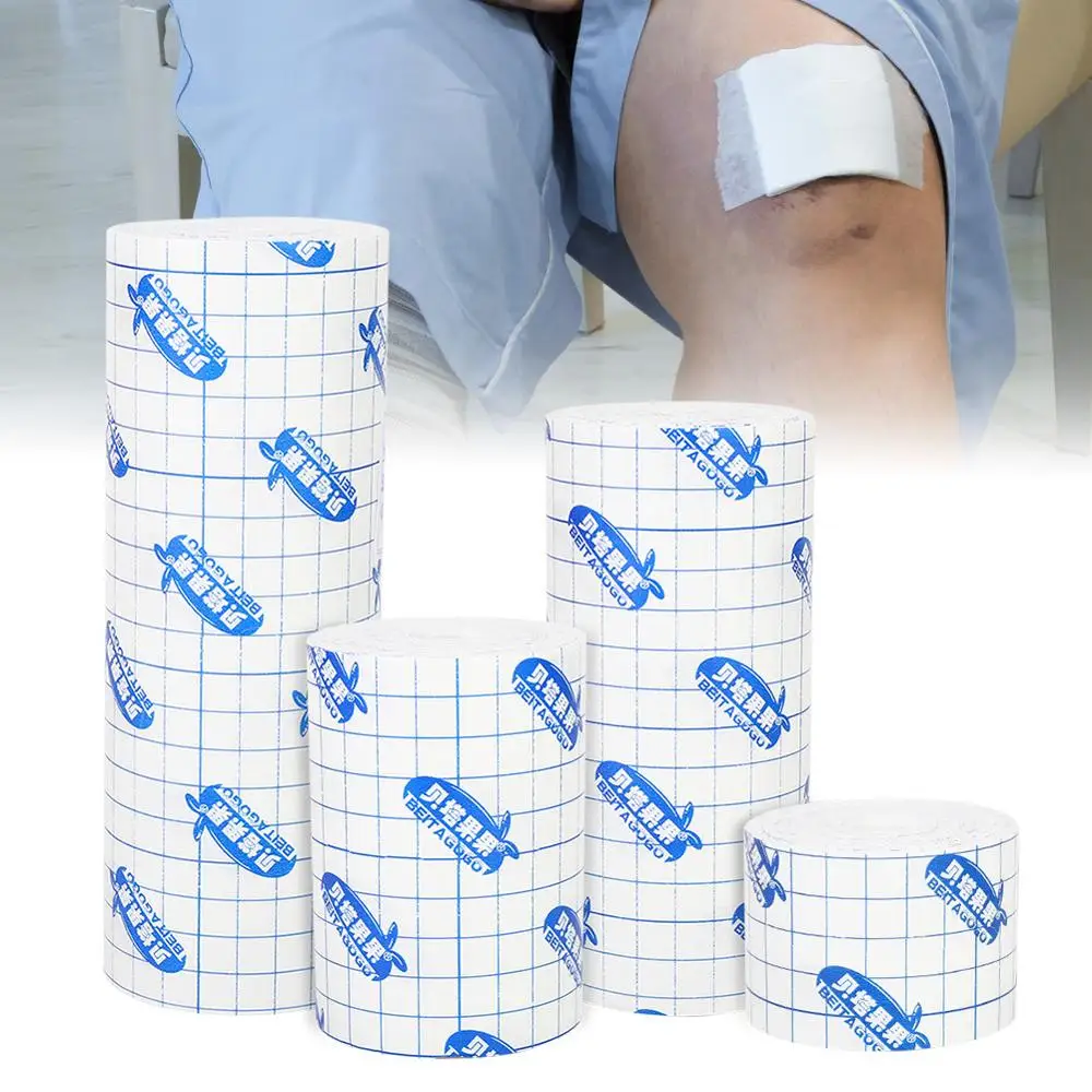 

Medical Adjustable Non-woven Tape Adhesive Plaster Breathable Patches Bandage First Aid Hypoallergenic Wound Dressing Fixed Tape