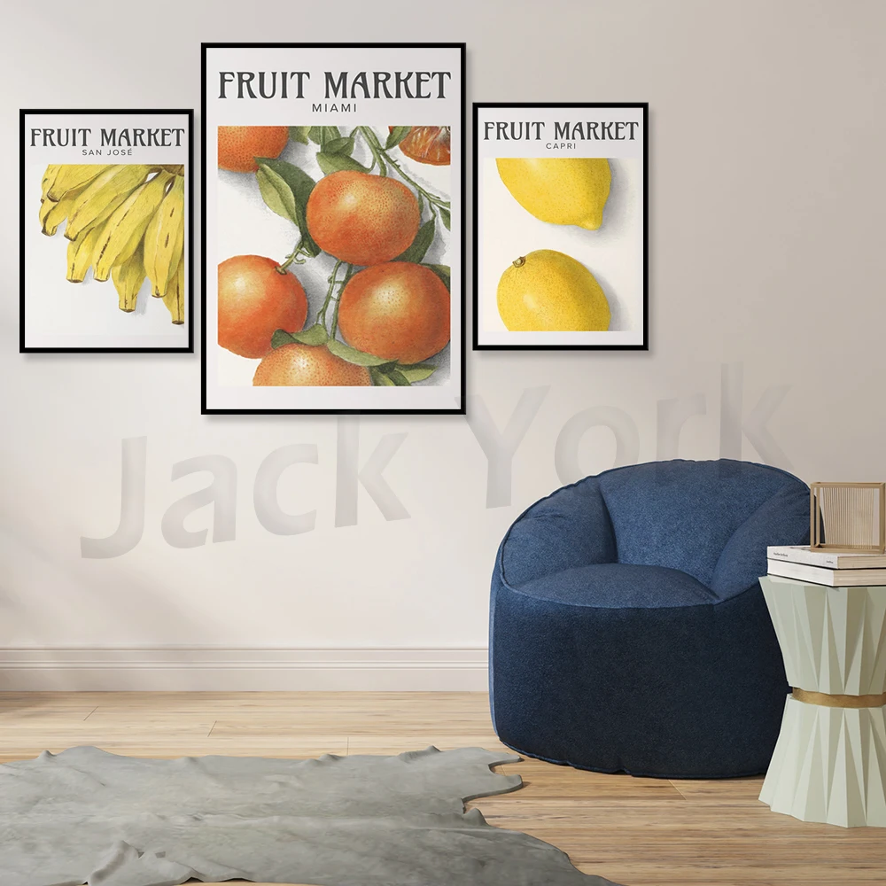 

Fruit Market Printable Poster | Napa Poster | Farmers Market Print | Gallery Wall Art |