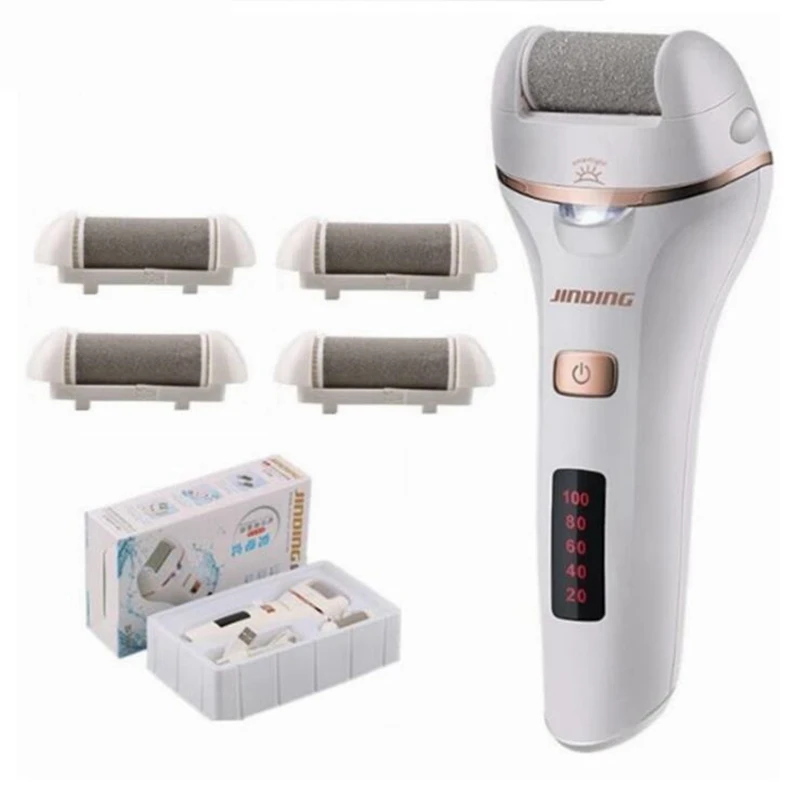 Перезаряжаемая электрическая пилка для ног, машина для удаления мозолей, шлифовальная машина для педикюра, инструмент для ухода за ногами, инструмент для удаления омертвевшей кожи ног