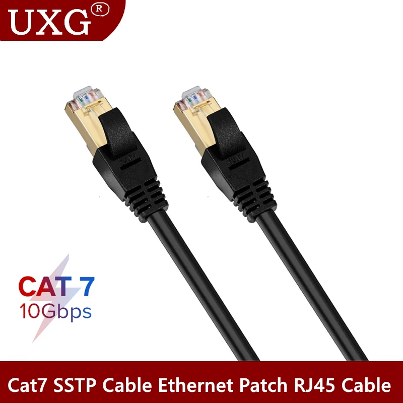 

Cat7 SSTP Cable Ethernet Patch Cable for RJ45 Computer,XBox Networking LAN Cords 0.5m 1m 2m 3m 5m 10m 20m 30m