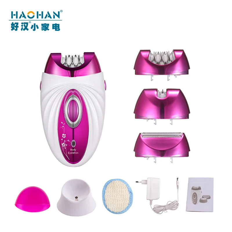 USB Rechargable 여성 제 모기 3 1 여성 면도기 머리 제거 전기 레이디 면도 트리머 비키니와 다리 바디 depilador