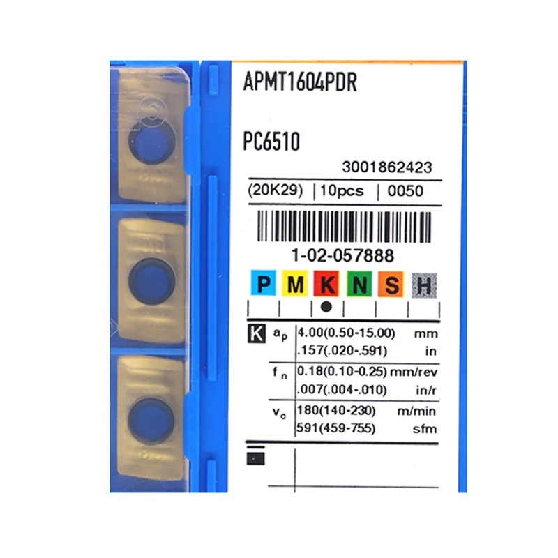 APMT16 APMT11 APMT1135PDR APMT1604PDR Carbide Inserts For Cast Iron Processing CNC Lathe Miiling Cutting Tool Shank APMT 1135