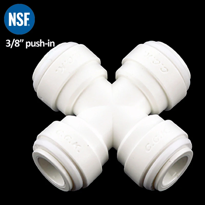 RO en Water Filter Fittings 4-Manieren Fitting