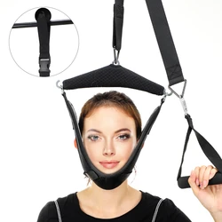 Hanging Neck Traction Adjustable Cervical Traction Belt Breathable Sling Tractor Stretch Neck Care Chiropractic Neck Correction