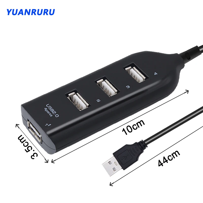 2.0 Hub USB 4 Hub USB Hub USB 2.0 Hub Multi USB Splitter Expander multiplo 2.0 USB per PC Desktop accessori per Computer