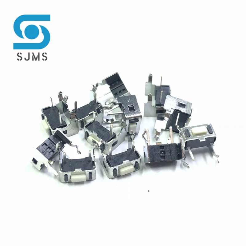 SJMS 20/50Pcs  Side press Tact Switch 3*6*4.3 mm / 3*6*5 mm with Bracket Tactile Push Button Switches 3x6x5mm Micro Switch