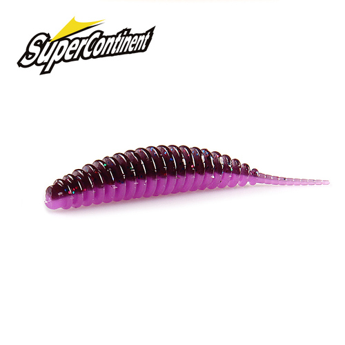 2023 Supercontinent worm bait soft bait Tanta 49mm 65mm fishing lures Pesca carp fishing bass lure Isca artificial PVA - View 1