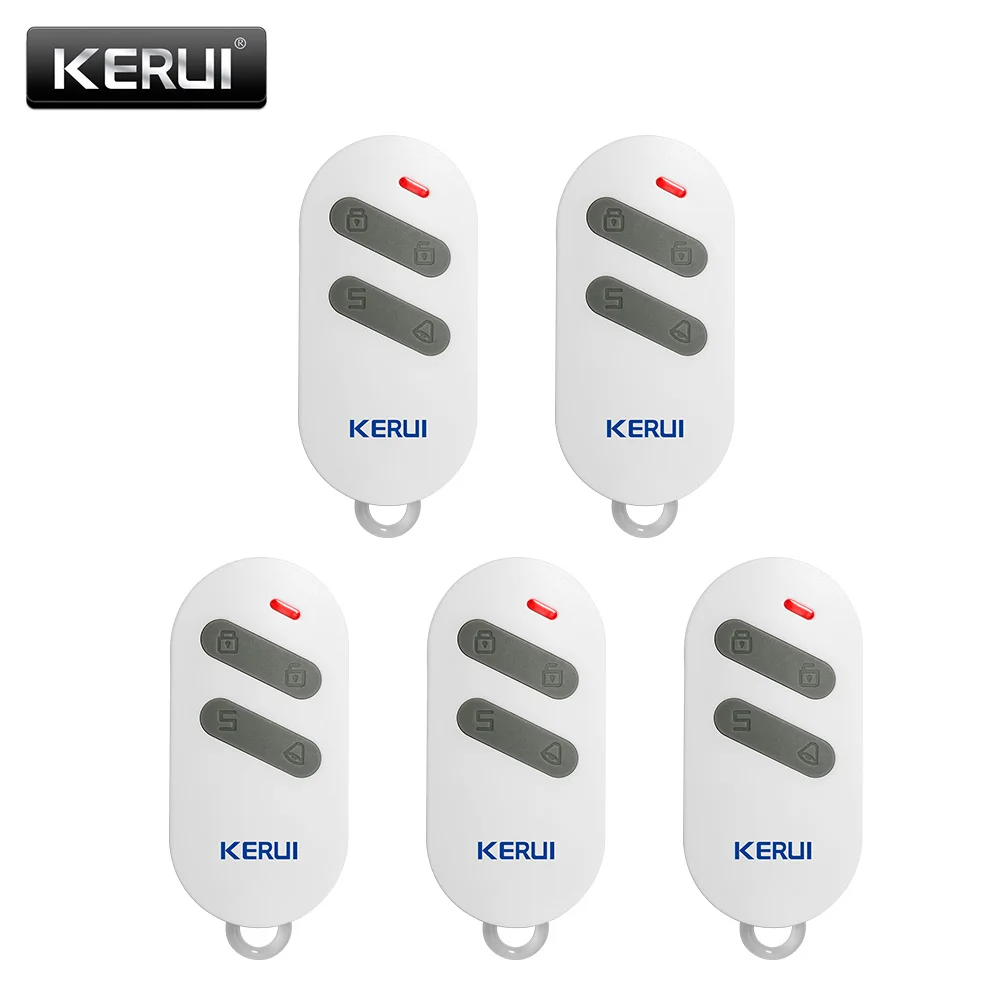 KERUI RC532 Wireless Remote Controller Plastic KeyChain 4 Keys Only For Our Wifi / PSTN / GSM Home Burglar Security Alarm System