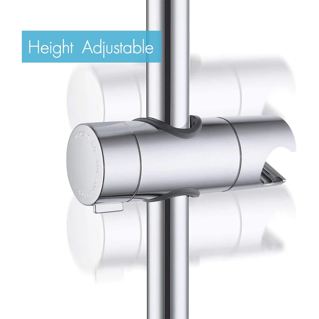 Soporte deslizante Universal para cabezal de ducha de mano, abrazadera deslizante para baño, ABS, 19-25MM, 25mm