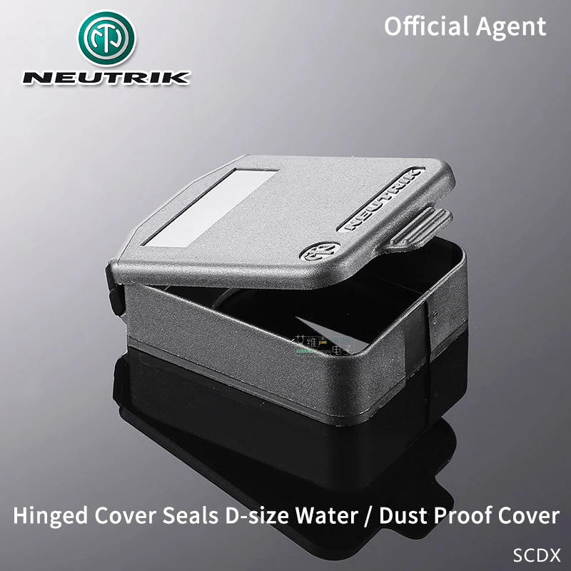 

Neutrik SCDX Hinged Cover Seals D-size Water /Dust Proof Cover Fits XLR 1/4" Jack D BNC Series speakON NL2/4M* powerCON USB HDMI