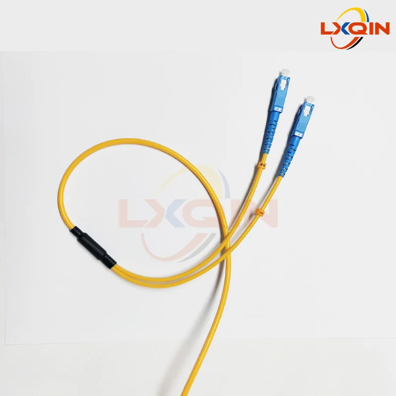 LXQIN 1pcs Printer SC/SC Fiber Cable UPC Simplex 4.0mm PVC Double Core Fiber Patch Cable For Hoson Board Large Format Printer