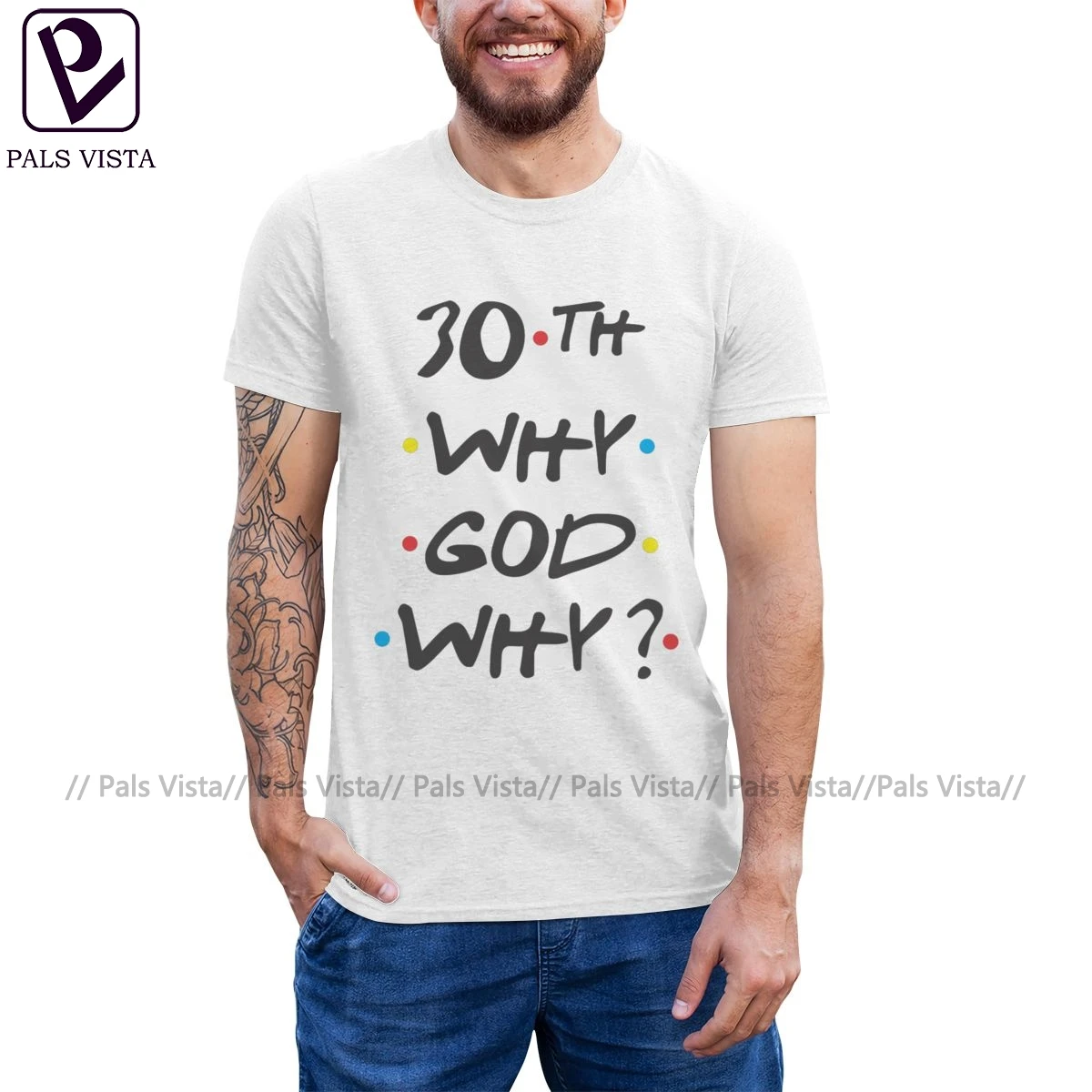 

Friends Joey T Shirt Why God Why T-Shirt Plus size Cute Tee Shirt Streetwear Male Graphic Tshirt