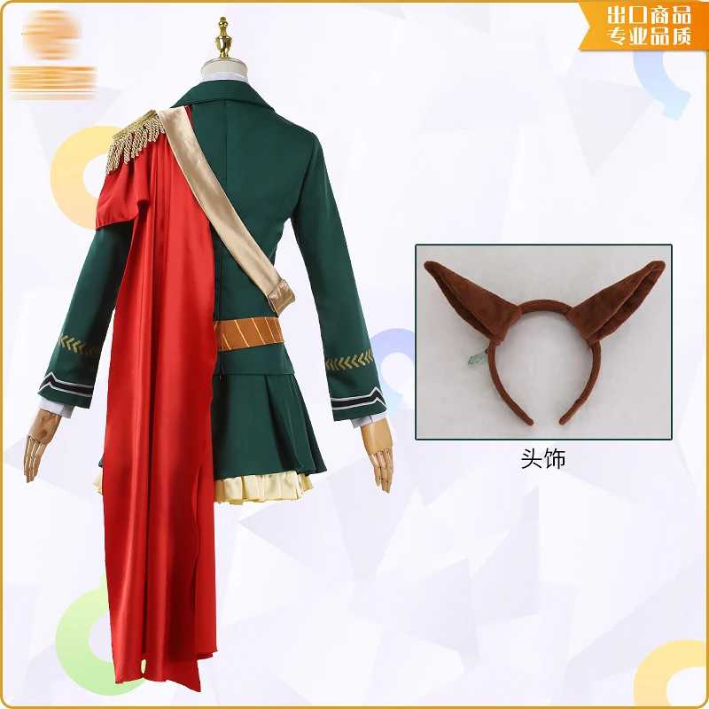 New! Symboli Rudolf cos Game Pretty Derby Decisive uniform  Cosplay costume suit customizable