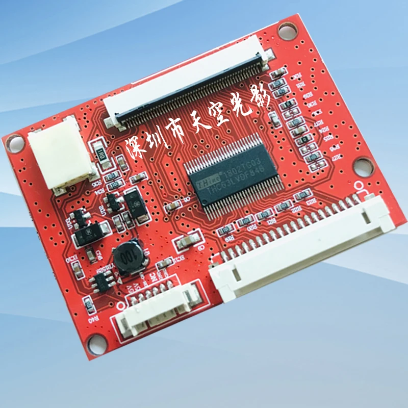 Pantalla LCD TTL50Pin de 7 pulgadas, 8 pulgadas, 9 pulgadas, a LVDS, placa controladora de transferencia de señal, DF14-20P, un solo 8 bits