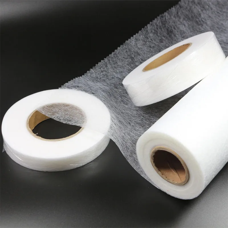 High Quality White Interlinings Double Sided Sewing Accessory Adhesive Tape  Apparel Iron On Fusible Patchwork Interlining