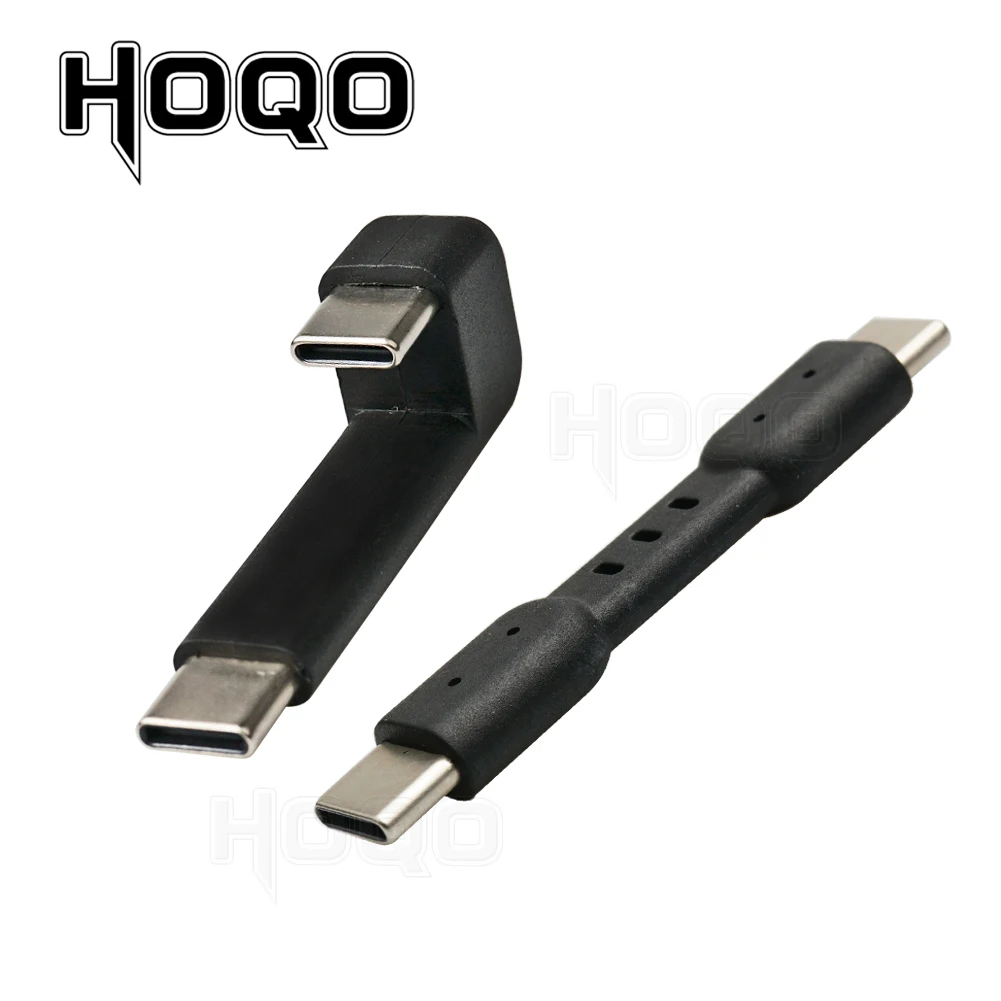 Cable de carga síncrono para Samsung SSD T5, Cable adaptador macho a macho para E1DA 9038D DAC, tipo C, 180 grados