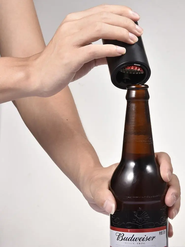 Automatic Beer Bottle Opener Beer Opener Push Down Opener Wine Beer Soda Cap Opener Kitchen Tool Accessories