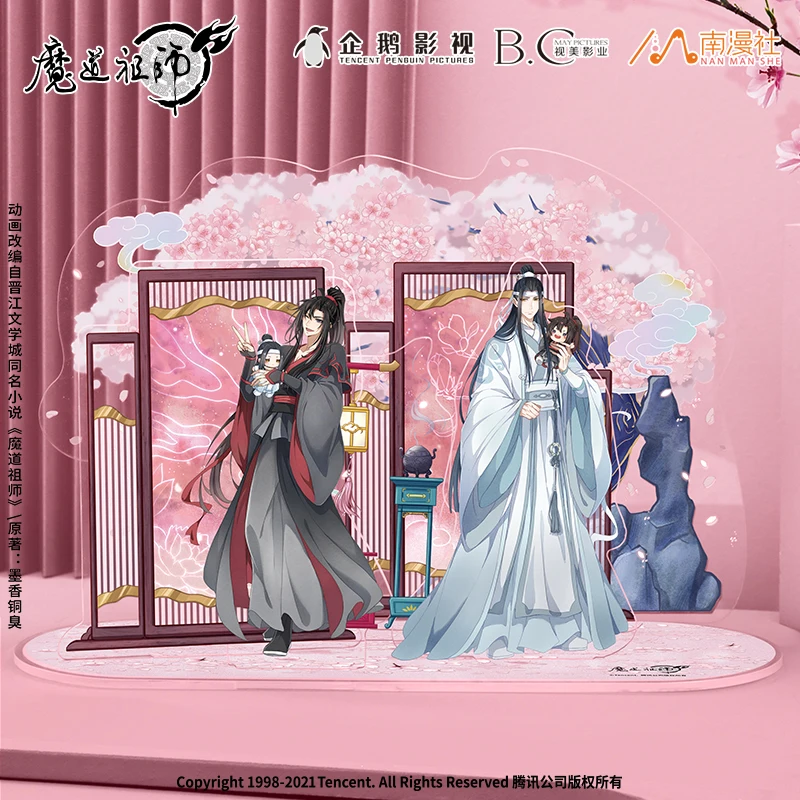 Grandmaster Of Demonic การเพาะปลูก MDZS Wei Wuxian Lan Wangji อะคริลิครูปแผ่น Decor Sakura Courtyard