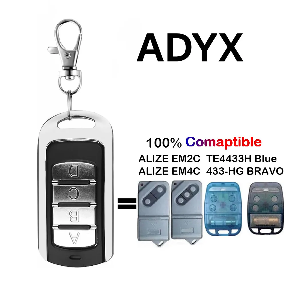 ADYX Remote Control ADYX TE4433H BLUE / 433-HG BRAVO Remote Obstacle Control 433.92MHZ Rolling Code Swing Door Drive