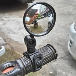 Universal Bicycle Mirror Bicycle Accessories Handlebar Rearview Mirror  Rotate Wide-angle For MTB Road Bike Cycling Accessories