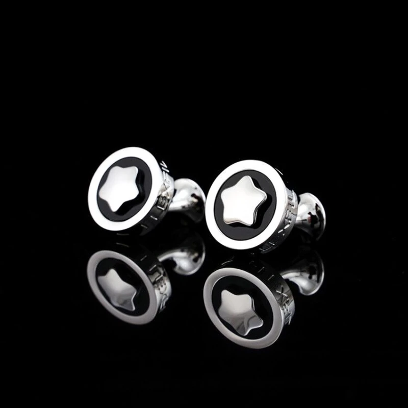 DUGARY Luxury shirt cufflinks for men\'s Brand cuff buttons cuff links High Quality round wedding abotoaduras Jewelry gemelos