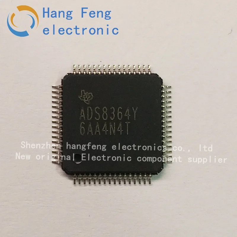 ADS8364Y 16-bit 250kSPS 6-channel synchronous sampling SAR ADC QFP64 new original ADS8364Y/2K ADS8364