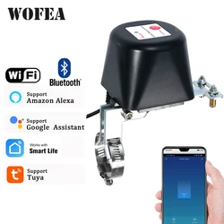 Wofea-Contrôleur de vanne de manipulateur intelligent WiFi Tuya, Bluetooth pour l'eau et le gaz, arrêt automatique, Alexa, Google Home, SmartLife