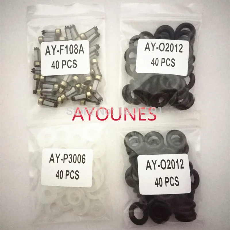 OEM 0280155769 166005L300 35310-38010 40pieces/set auto parts fuel injector repair kits , for FBJC100 For Nissan Engine AY-RK010
