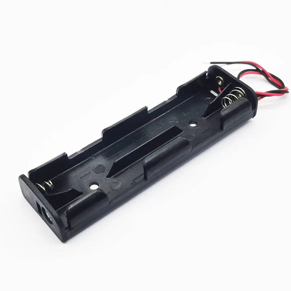 4x AA 6V Battery Box AA Battery Holder 4*AA Battery Storage Box Long Strip Type With Wire Lead