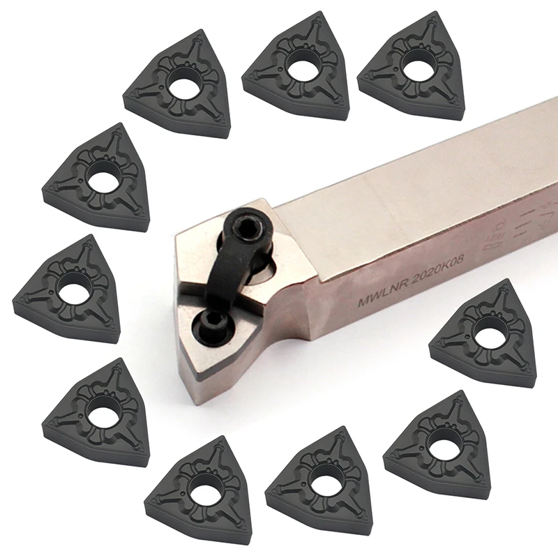 10 peças inserções de metal duro pcmg080408 tm pc4125 suporte de ferramenta de rotação externa embutida 1 peça ferramenta de corte para aço duro cnc