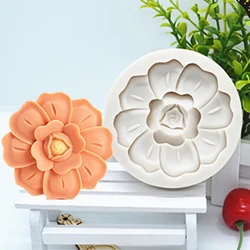 Big Flowers Fondant Silicone Mold 3D Craft Chocolate Candy Resin Mold Cake Decorating Tools kitchen Pastry Baking Tools M390