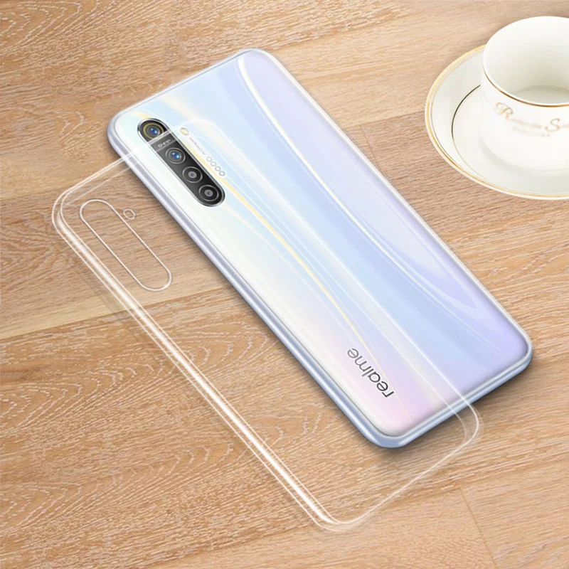 Transparent Soft Silicone Case For OPPO Realme 3 5 5S X2 X50 Pro X Lite XT Q Ultra Thin TPU Cover Shockproof