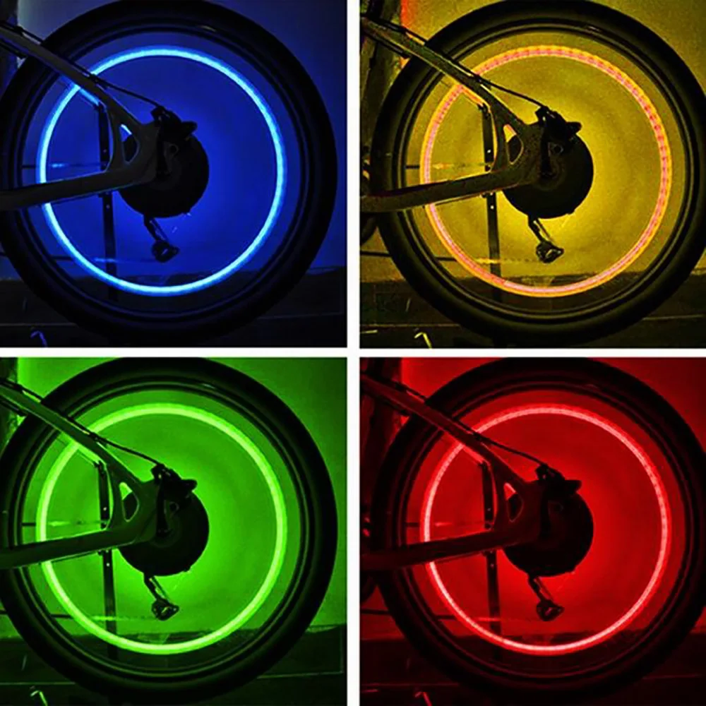 2 PCs Luminous Diamond Nipple Caps for Car Motorcycle Scooter Moped Bike