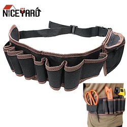 NICEYARD  Packaging Waist Tool Bag Electrician Pouch Bag Adjustabe Belt Electricians Tool Storage Portable Holder Tools