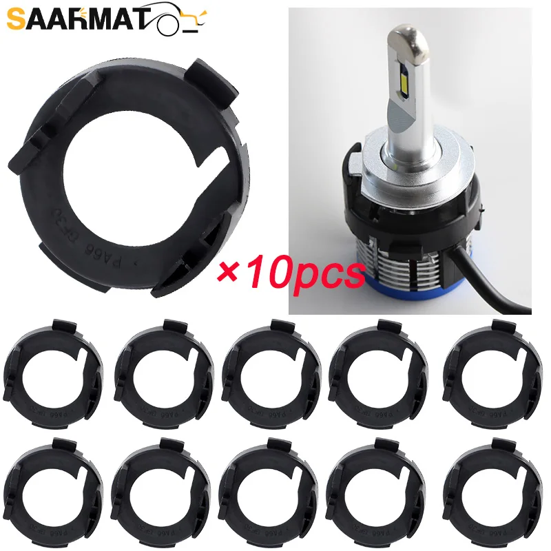 SAARMAT 10×h7 led headlight adapter for KIA Carens Opel Astra H car h7 led holder bulb socket for Hyundai Azera ELANTRA Sonata 8