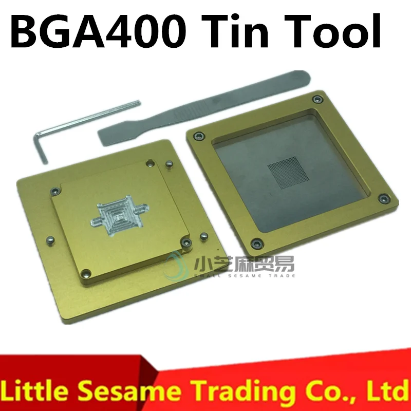 Plantilla para herramienta de hojalata BGA-400 BGA400, estación de hojalata para plantas, cuentas de hojalata para plantas de Xc7z010-2c400i, Bola de planta de XC7Z020-2C400C BGA