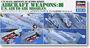 

Hasegawa Plastic Assembly Model 1/72 Scale U.S Aviation Combat Air-to-Air Missile Combination Adult Collection DIY KIT 35003