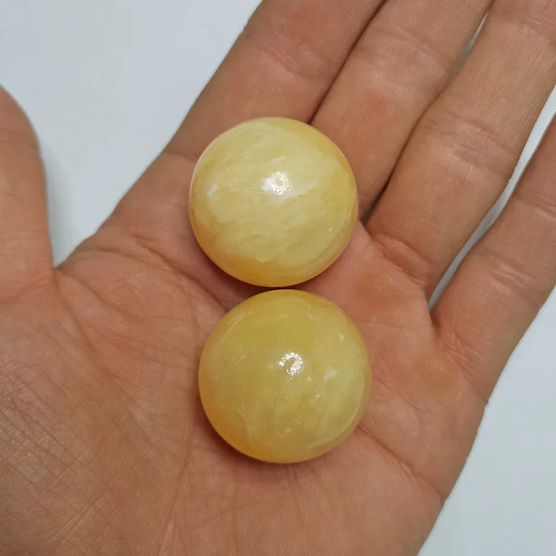 30MM Small Lady Healthy Hand Finger Exercise Health Massage Ball For Children\'s Rraining Jade Feeling Solid Natural Stone Child