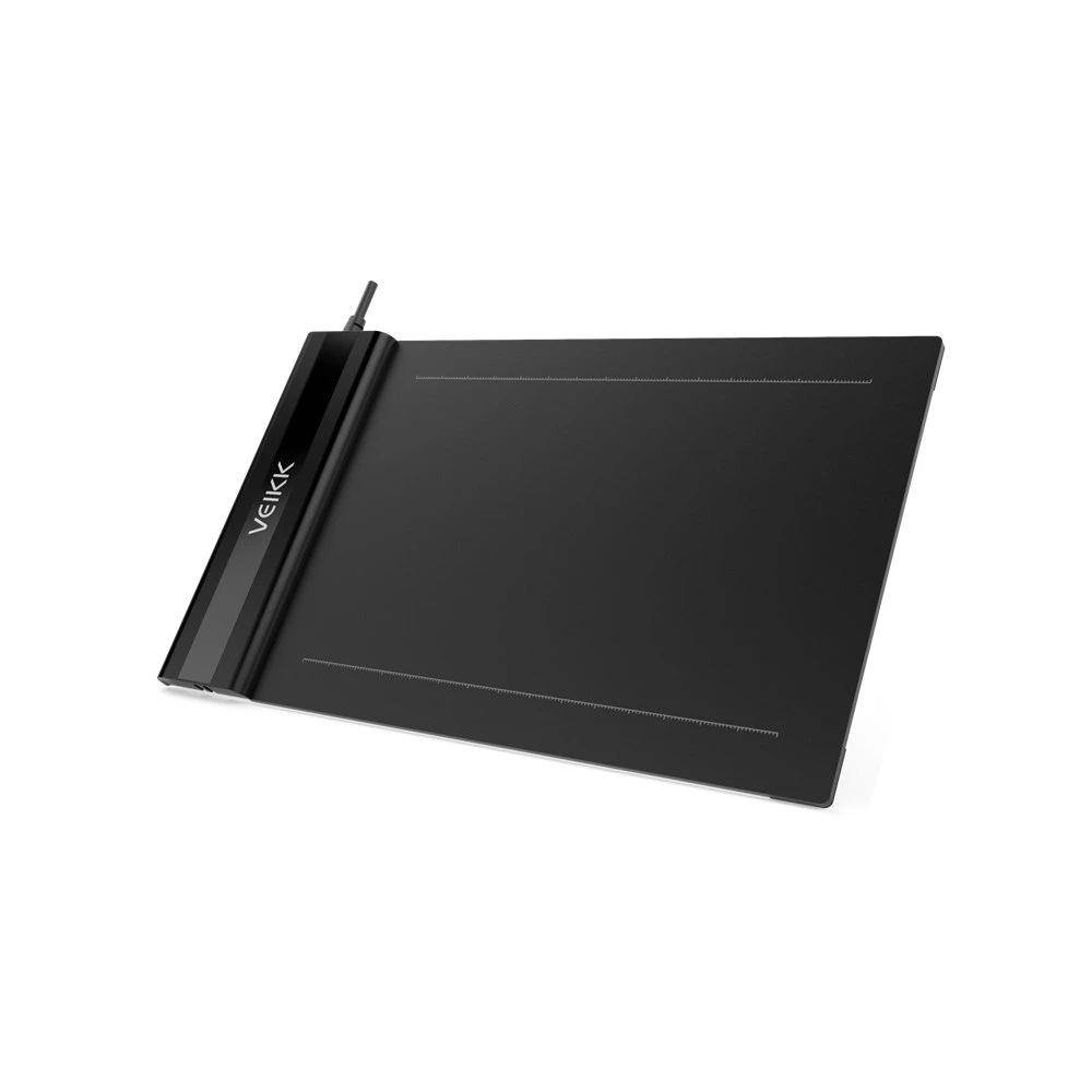 VEIKK S640 Tablet Gráfico Ultra Fino Desenho, USB com 8192 Sensibilidade à Pressão, Passiva Pen, Paint Writing Board, Handwriting Pad