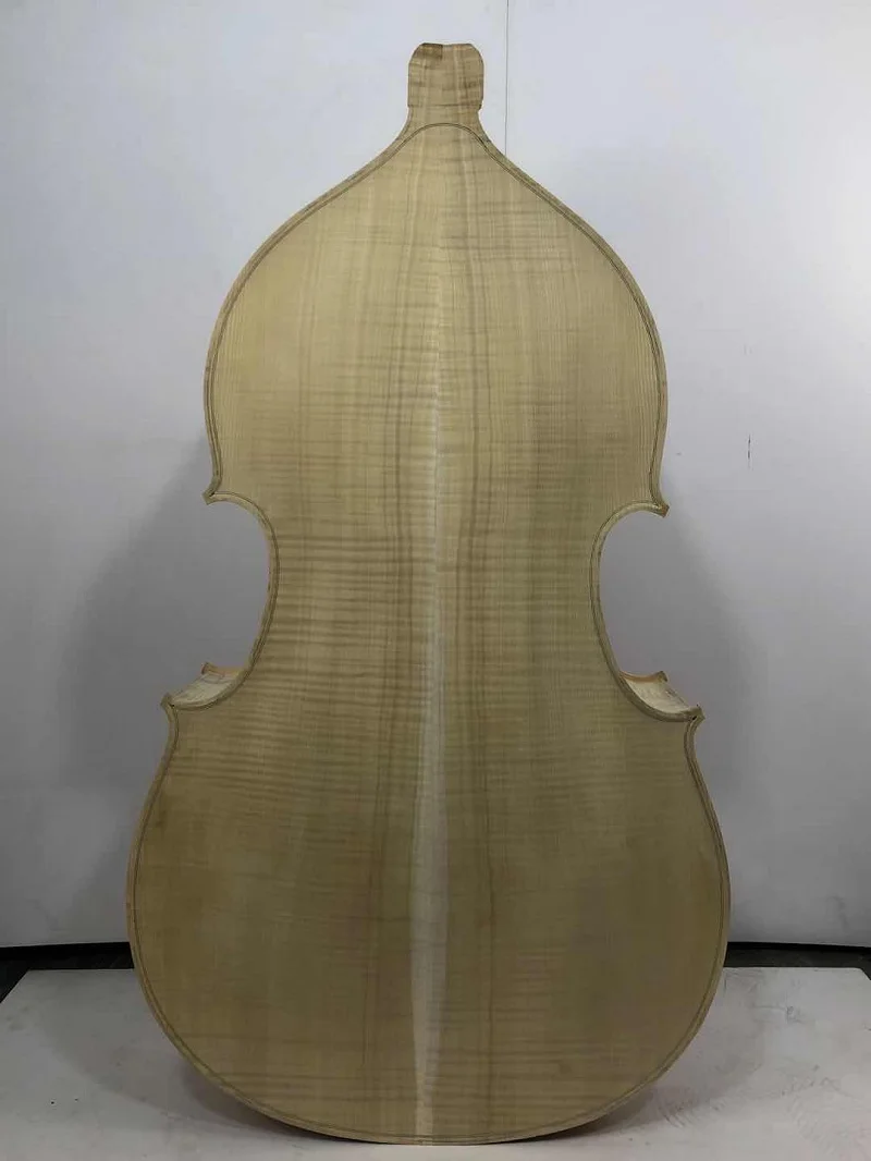 Ebony without Coloring, Hand carved, White, Unfinished, 3, 4 upright bass, Solid Wood, European Maple, Semi-finished Products