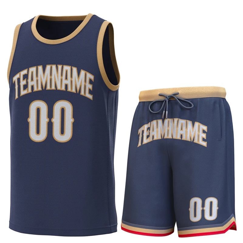 Custom Breathable Embroidery Name Number Basketball Uniform Men/Youth Team Shirt Sports Jerseys