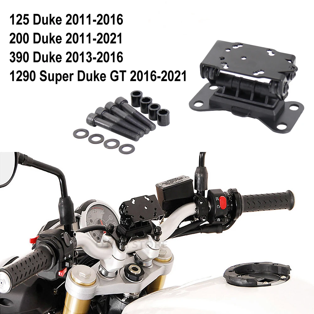 

New For 125 Duke 200 Duke 390 Duke 1290 Super Duke GT GPS Smart Phone Navigation Mount Mounting Bracket Adapter Holder 2011-2021