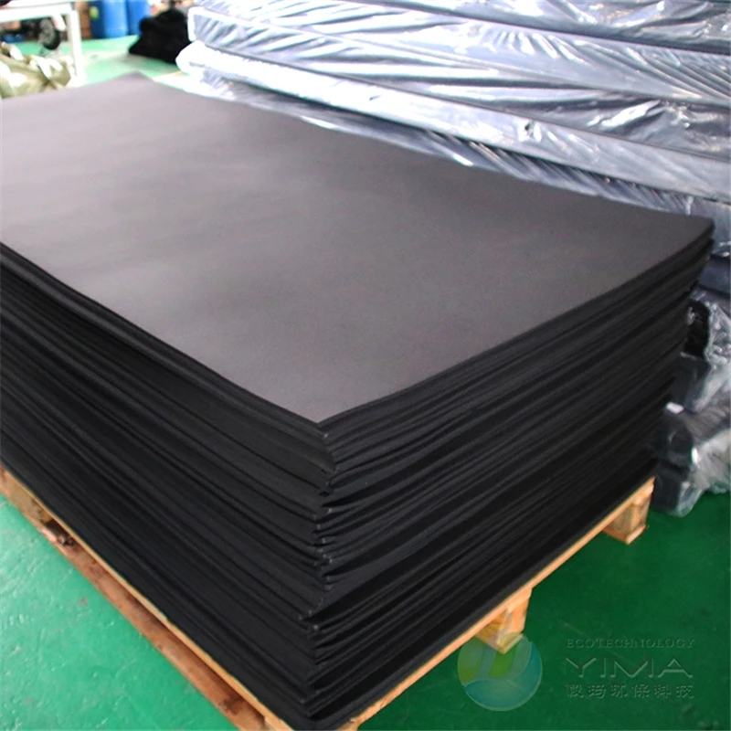 Custom EPDM Foam Rubber Board Shock-Absorbing, Sound-Insulating for Seals Cushions Impact Resistance 500x2000mm 2pcs Black White