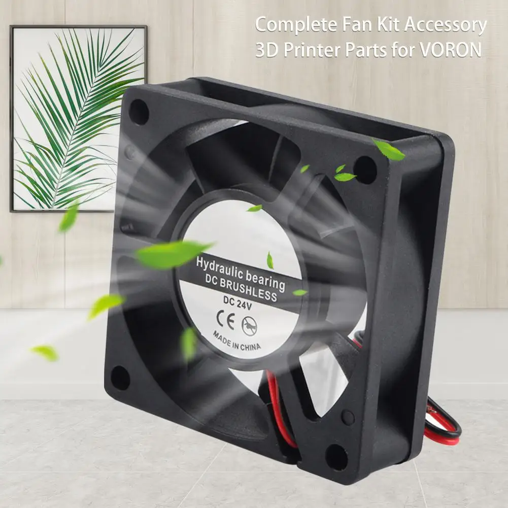 Part Cooling Fan 3d Printer Complete Fan Kit Accessory 3D Printer Parts For VORON 2.4 60 * 60 * 20mm 24V 6020 Cooling Fan
