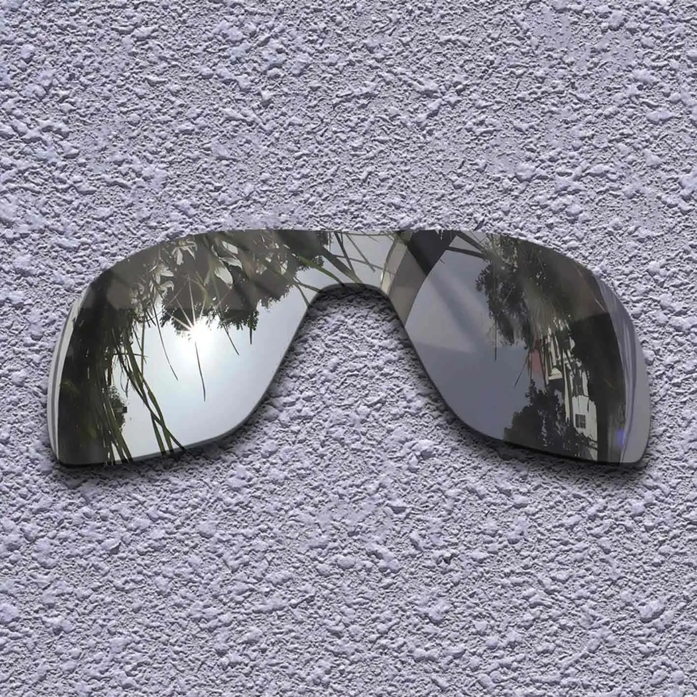 Silver Titanium Polarized Replacement Lenses for TURBINE ROTOR Sunglasses