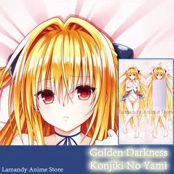 Dakimakura Anime Golden Darkness Konjiki No Yami To Love Ru funda de almohada con estampado de doble cara, funda de almohada corporal de tamaño real