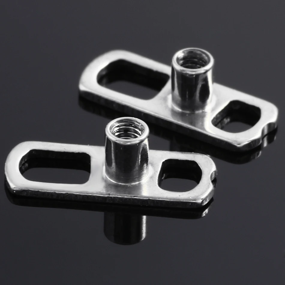 10Pcs/20Pcs/50Pcs G23 Titanium Dermal Anchor Base Surface Barbell Piercings Micro Skinner Diver Dermal Base Sexy Body Jewelry