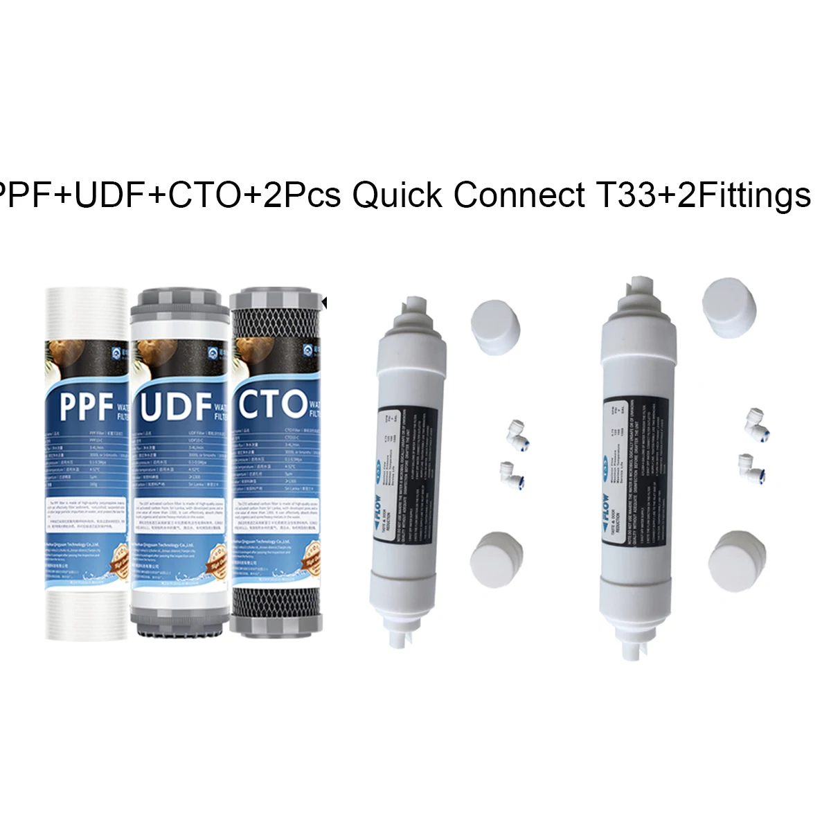 T33 Water Filter Cartridge,PP Cotton ,UDF Suitable For Water Filter Housing,T33 Cartridge,Ro Membrane System Replacement