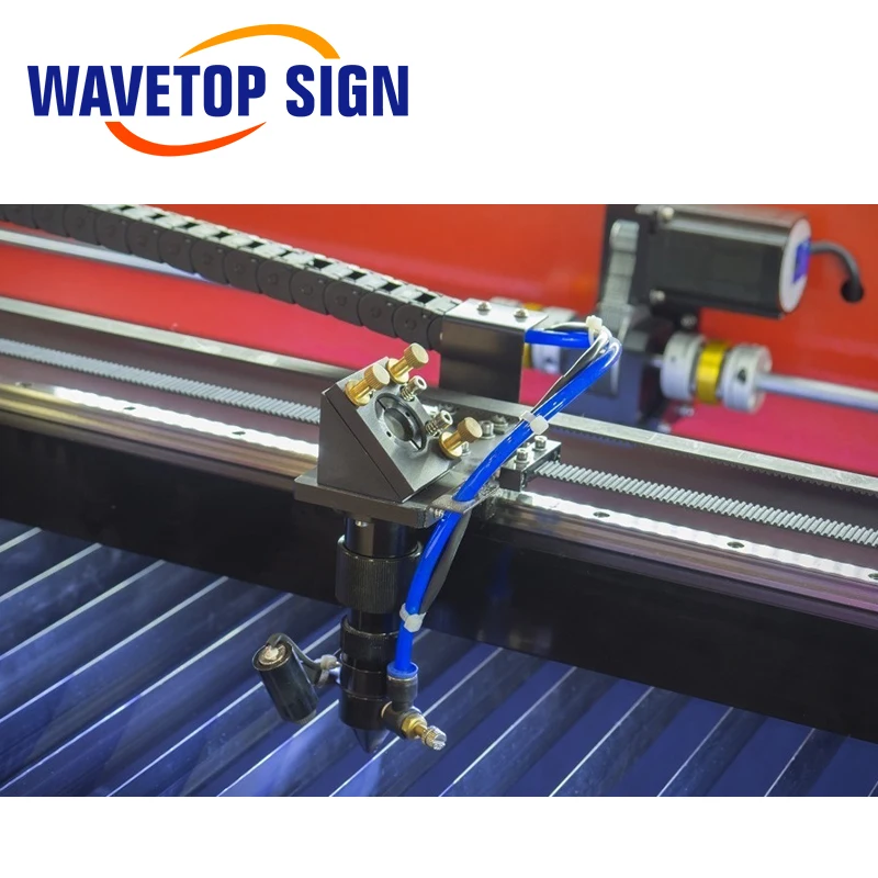 فوهة هواء WaveTopSign لعدسة التركيز Dia.20x38.1mm فوهة قصيرة Co2 مع تركيب لآلة القطع بالليزر CO2 برأس الليزر